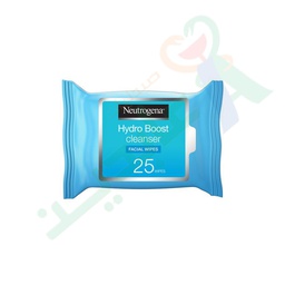 [91507] NEUTROGENA HYDRO CLEANSER FACIAL WIPES 25WIPES