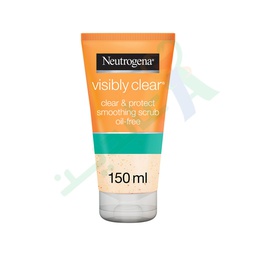 [90923] NEUTROGENA VISIBLY CLEAR SMOOTHING SCRUB 150ML