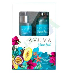 [94693] AVUVA PASSION FRUIT BOODY SPLASH 253ML+SHOWER GEL--