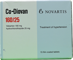 [56584] CO DIOVAN 160 / 25 MG 15 TABLET