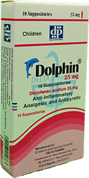 [90262] DOLPHIN 25 MG 10 SUPPOSITORIES