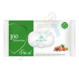 [3242] QUALITA WIPES PINE OIL 20 WIPES 175