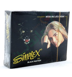 [16517] SIMPLEX CONDOM BLACK PANTHER 3  Piece