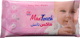 [50647] MAX TOUCH BABY WET WIPES 24Piece