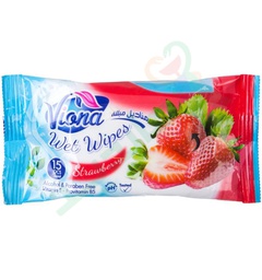 [91443] VIONA WET WIPES ALL 15Piece--