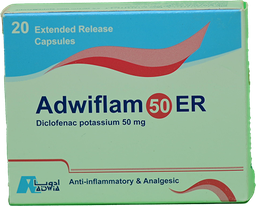 [46283] ADWIFLAM 50 MG 20 CAPSULES