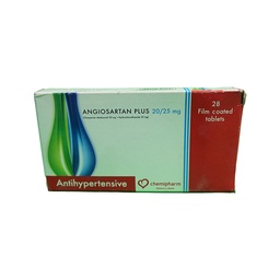 [51276] ANGIOSARTAN  PLUS 20 MG/25 MG 28 TABLET
