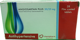 [51276] ANGIOSARTAN  PLUS 20 MG/25 MG 28 TABLET