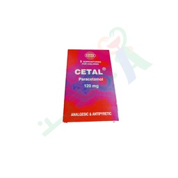 [793] CETAL 120 MG 5 SUPPOSITORIES--