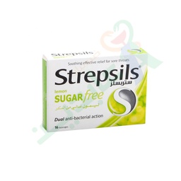 [25955] STREPSILS LEMON SUGAR FREE 16 LOZENGES--