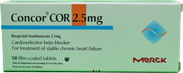 [16397] CONCOR  2.5 MG 30 TABLET