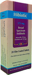 [49349] HIBIOTIC 375 MG 20 TABLET