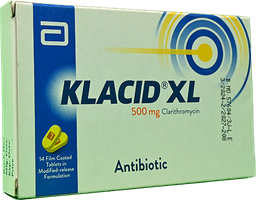 [19139] KLACID 500MG XL 14 TABLET