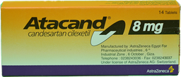 [47896] ATACAND  8 MG  14 TABLET