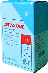 [28921] CEFAXONE 1 GM I.V 1 VIAL