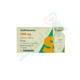 [23599] CEFTRIAXONE 1 GM I.V VIAL--