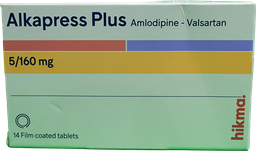 [49222] ALKAPRESS PLUS 5 / 160 MG 14 TABLET