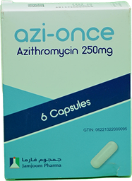 [50265] AZI - ONCE  250 MG  6 CAPSULES