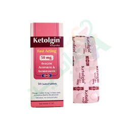 [18741] KETOLGIN 50 MG 30 TABLET--