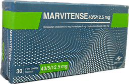 [90168] MARVITENSE 40/5/12.5 MG 30 TABLET