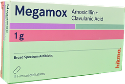 [MG] MEGAMOX 1 GM 14 TABLET