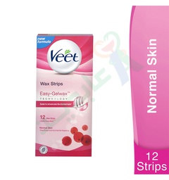 [56615] VEET WAX STRIPS NORMAL SKIN 12 STRIPS