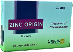 [49117] ZINC ORIGIN 20 MG 20 TABLET