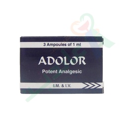 [47595] ADOLOR  30 MG / 2 ML  3 AMPULES