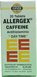 [1027] ALLERGEX  CAFFEINE  20 TABLET