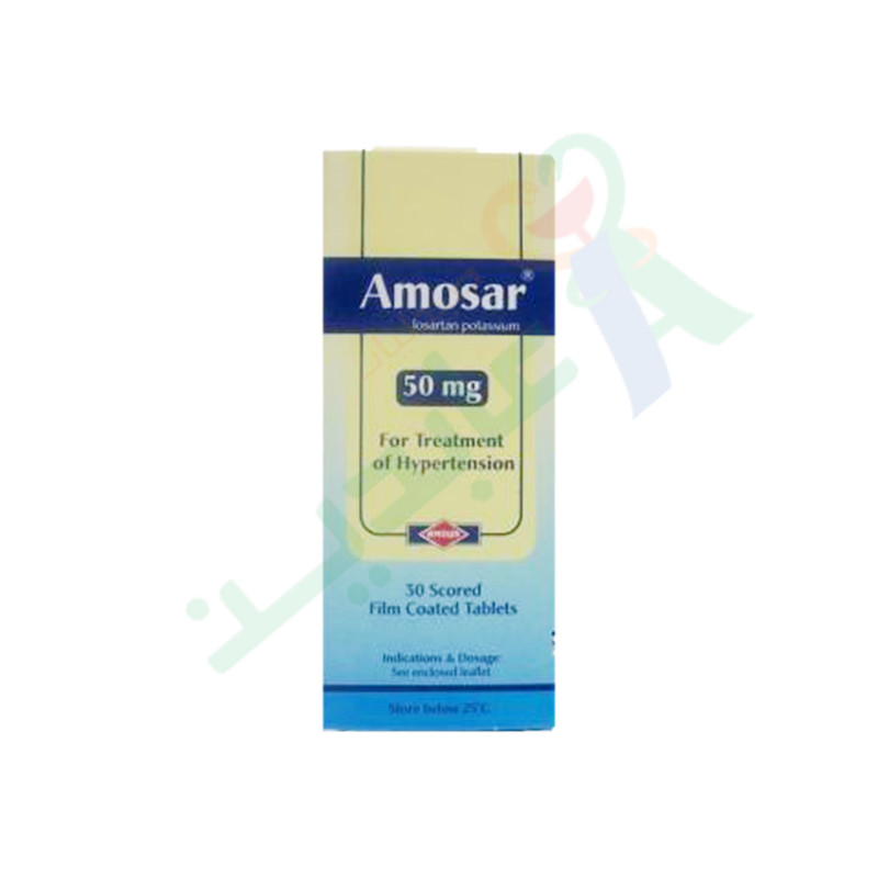 AMOSAR 50 MG 30 TABLET-- | Abdin Pharmacies