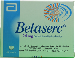 [19716] BETASERC 24 MG 40 TABLET