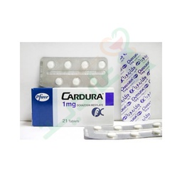 [36439] CARDURA 1 MG 21 TABLET--
