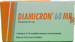 [28270] DIAMICRON MR 60 MG 30 TABLET