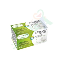 [32220] DROPLET PEN NEEDLES 4MM 100 PIECES--