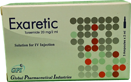 [52558] EXARETIC 20 MG 3 AMPULES