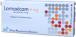 [48409] LORNOXICAM 4 MG 20 TABLET