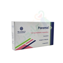[34498] PARAMOL  125 MG  INF  5 SUPPOSITORIES--