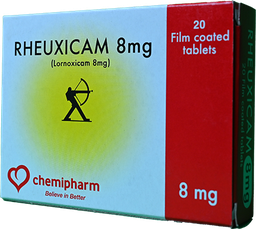 [49068] RHEUXICAM 8 MG 20 TABLET