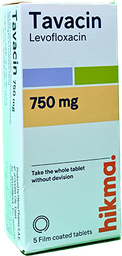 [T750] TAVACIN 750 MG 5 TABLET