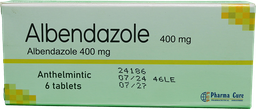 [19831] ALBENDAZOLE 400 MG 6 TABLET