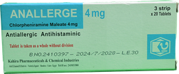 [61716] ANALLERGE  4 MG  60 TABLET