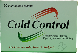 [58649] COLD CONTROL 500 MG 20 TAB