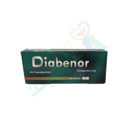 [90804] DIABENOR 3 MG 30 TABLET