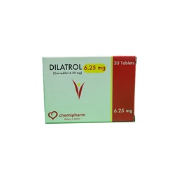 [51282] DILATROL 6.25 MG 30 TABLET