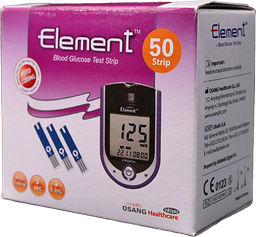 [52411] ELEMENT BLOOD GLUCOSE TEST 50 STRIP