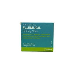 [95409] FLUIMUCIL 300MG/3ML 5 AMPULES