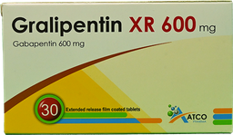 [95612] GRALIPENTIN 600XR MG 30 TABLET