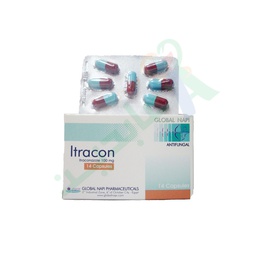 [26602] ITRACON  100 MG  14 CAPSULES--