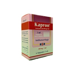 [17808] KAPRON 500 MG 6 AMPULES