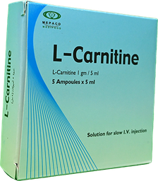 [37423] L - CARNITINE 1 GM / 5 ML 5 AMPULES